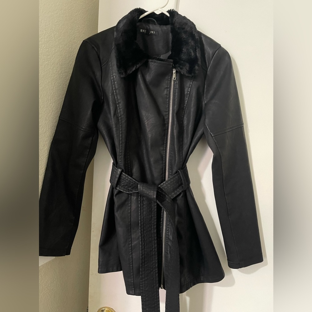Black leather Jacket for her!